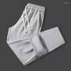 Pantalon pour hommes Cumukkiyp Marque de mode Épaissi Chaud Hiver Casual Coupe ample Pantalon de jogging à jambe droite