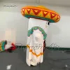 Funny Halloween Parade Performance Wearable Inflatable Ghost Band Costumes Singer, Drummer, Guitar Suit For Carnival Event