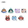 Plush Keychains Genshin Impact Teeyvat Zoo Theme Series Plush Dumpling Söt plysch leksaksnyckling 230921