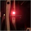 その他のお祝いのパーティー用品車のドア警告灯の点滅LEDランプストロボトラフィック照明赤い車のドアライトアンチ衝突マグDHP2J