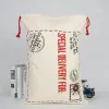 Bag julkakorväskor stor storlek Santa Sacks Bag Party Favor Supplies Canvas Bagxmas Dekorationer I0921