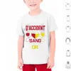 Men's T Shirts In Case Of Accident My Blood Is Gold Shirt Big Size Cotton Rc Lens Lensois Lensoise France Soccer