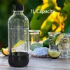 Bottiglie d'acqua Bottiglia frizzante di soda da 1 litro resistente alla pressione compatibile con la scelta della macchina per il riempimento di bevande