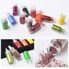 Nail Glitter 48 Bottlesset Nail Art Sequin Glitter Powder Manicure Decoral Tips Polish Nail Stickers Mixed Design Glitter Dust Powder Set 230921