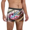 Underpants Speed Sports Car Underwear Pencil Art Colored Cartoon Design Trunk Man Soft Boxer Brief Gift Idea