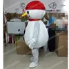 Performance Christmas Snowman Mascot Mascot Costumes Halloween Cartoon personnage de personnage Suite