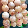 Bracciale in agata fiore naturale braccialetto con perline quadrate pietra curativa di cristallo regalo di gioielli con pietre preziose di moda 1 pz 10 mm