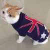 猫の衣装かわいい猫のセーターコスチューム猫用温かいペットの衣服猫カッテンスフィンクスプルオーバーマスコタス衣料ガトス製品hkd230921