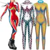 Costumi Catsuit Imaging termico Macchioline dense Leopardo Zebra Tuta Catsuit Donne sexy Costumi Cosplay Zentai Halloween Tuta