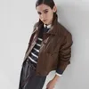 Women's Leather Jacket B/C High Quality Autumn And Winter Fashion Comfortable Casual Versatile Slim Female