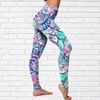 Calças femininas esportes fitness sexy musculação modelos de explosão digital floral impressão senhoras yoga leggings XS-8XL