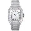 Lüks Saatler Erkek Saat Designer Saatler Yüksek Kaliteli Hareket Saatleri Erkekler Moissanite Saat Işyalı Saat Diamond Watch Montre 208E