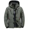 Donsparka's voor heren Donsjack Heren Winterparka's Heren -20 graden Witte eend donsjack Met capuchon Buiten Dikke warme gewatteerde sneeuwjas Oversize M-4XL 230921