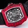 Richardmill Watch Milles Mechanical Automat RM Richardmillr Mens Series 3502 Snowflake Diamond Red Devil Ultimate Edition Pełny zestaw