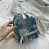 Sacs d'école mignon peinture à l'huile fleurs mode luxe designer petit sac à dos pour femmes 2023 été à la mode filles étudiants sacs à dos