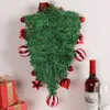 Kerstversiering Kerstkrans Garland Ornament Xmas FrontHanging Wall Home Decor Voor Deur Raam Mantel Binnen Buiten Kerst Decorat HKD230921