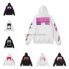 Long Designer Sweat à capuche de haute qualité Designers pour hommes et femmes Retour Vêtements imprimés Pull à manches longues Blanc Noir Couple Offs Pull ZKWZ