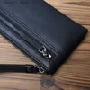 Money Clips NZPJ Leather Men's Wallet Natural Leather Clutch Bag Long Bank Card Bag Large Capacity Coin Purse Casual Men's Mobile Phone Bag Q230921