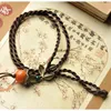 Pendant Necklaces 12 Pieces/Lot Simple Necklace For Women Ceramic Beads Strand Long Tassel Pendants Sweater Chain Vintage Jewelry Gift