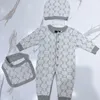 New Born Baby Rompers Phemsuit مجموعات حديثي الولادة مصممة العلامة التجارية للطفل زي ملابس الملابس بذلة