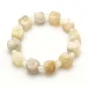 Strand ll prosty design naturalny wiśniowy agat kryształowy kamień mody bransoletka chłopak i dziewczyna biżuteria na prezent