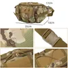 Outdoor Bags Outdoor Sports Waterproof Waist Bag Camping Multifunctional Fishing Chest Bag For men Camouflage Military Tactical Rucksacks 230921