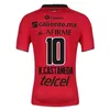 2023 Mexico LIGA MX Club Tijuana Soccer Jerseys 23/24 Home Red CASTILLO MARTINEZ Shirt Club RODRIGUEZ RIVERA B. DIAZ LOPEZ Away football uniform