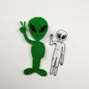 Новый микс Alien, 10 шт., вышитые нашивки, утюг на одежде для футболки, сумки, передний размер, аппликация 241Q