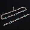 Designer Set Green Emalj smycken Fashion Halsband hängen födelsedagspresent