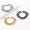 Link Bracelets Creativity Exaggerate Style Personality Bracelet Spikes Modeling Zircon Inlaid Chain Hip Hop Rock Jewelry