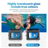 Andra kameraprodukter Telesin Waterproof Case Full Scene Anti-dimma Undervattens Temperat glaslinsdykning Husskydd för GoPro Hero 9 10 11 Black 230920