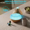 1pc Ultrasonic Essential Oil Diffuser with Remote Control - 550ml Aromatherapy Humidifier with Colorful Night Lights, Timer, and Auto-Off Safety Switch