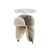 Berets 2023 Thicken Warm Bomber Hats Earflap Russian Caps Men Women Ear Flap Winter Cap Windproof Cycling Skiing Snow