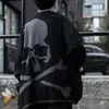 Suéteres masculinos Mastermind Sweater Cardigan Homens Mulheres Alta Qualidade Algodão Esqueleto Crânio Japão MMJ