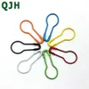 QJH Colorful 100pcs lot Knitting Crochet Locking Stitch Marker Hangtag Safety Pins DIY Sewing tools Needle Clip Crafts Accessory1229h