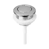 Couvre-sièges de toilettes 367A bouton simple/double chasse d'eau 38mm remplacement avec diamètre de filetage salle de bain