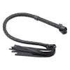 Peitschen Ernten PU-Leder Crafts Black Bull Whip Stage Performance Requisiten Versteckleder Custom BULLWHIP Bauch- und Bolsterkonstruktion 230921