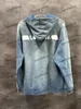 xinxinbuy Men designer Hoodie Sweatshirt 24ss tie dye paris Letter embroidery long sleeve women Black white blue S-2XL
