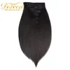 Lace Doreen Hair Yaki Clip in Full Head 200g Machine Made Light Real Natural Human 230920