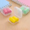 Nouveau carré vide Mini conteneurs de stockage en plastique transparent boîte avec couvercles petite boîte bijoux bouchons d'oreilles boîte de rangement