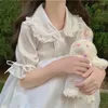 Casual Jurken Vrouwen Jurk Japanse Zoete Losse Volledige Set Student Kawaii Comfortabele Effen Kleur Mode Knielengte Leuke Zomer