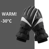 Guanti da sci Sci Inverno Ciclismo Pile spesso Caldo Donna Uomo Tick Touch Screen Impermeabile Moto Antivento Moda 230920