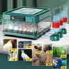 Diğer Pet Malzemeleri 61224 Yumurta İnkübatör Tam Otomatik Turning Hatching Hatcher Farm Kuş bıldırcın Tavuk Kümes hayvanları Hatcher Turner Chocadeiras 230920