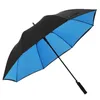 Paraplu's 185 cm lange steelparaplu Ultra groot resistent strand dubbellaags winddicht sterke uv-bescherming parasol 230920