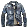 Men's Jackets Vintage Summer Coats Denim Automotive Designer Mens Overcoats Workout Baseball Jeans Jacket For Men Clothing 4XL