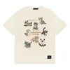 Kvinnors t-skjortor harajuku streetwear t-shirt leksak grafisk tryck kort hylsa tshirt kvinnor hip hop casual bomull tee sommar mode lösa toppar