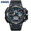 Montre de sport pour hommes, étanche, résistante aux chocs, marque SMAEL, montre-bracelet de luxe, S Shock 1376, horloge numérique LED, Go304K