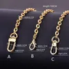 BAMADER Chain Straps High-end Woman Bag Metal Chain Fashion Bags Accessory DIY Bag Strap Replacement Luxury Brand Chain Straps 210284t
