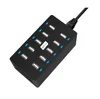 Wielokrotna ładowarka USB 40W Inteligentne pulpit USB Charge 10 Port Multi Mobile Device ładowanie iPhone'a Samsung Huawei