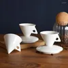 Tazas y platillos, juegos de tazas y platillos de café expreso blanco, juego de tazas y platillos de cerámica de hueso de lujo para café y té